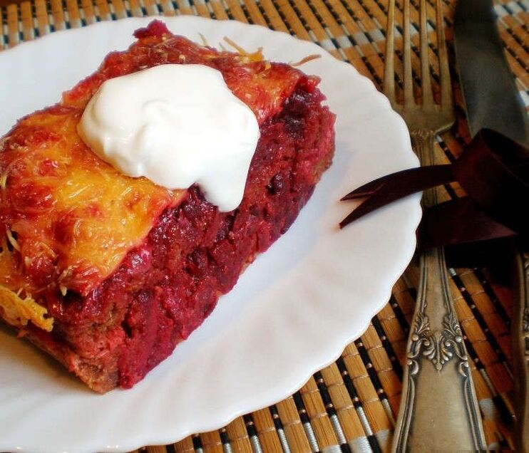 Beet soup for gout