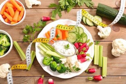 The effect of diet products in the body